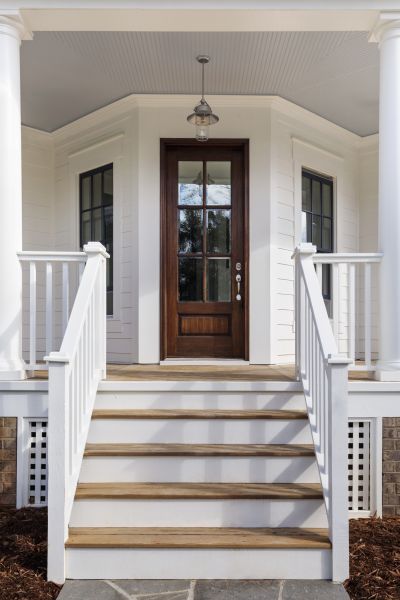 Stoop Railing Installation in Jeffersonville