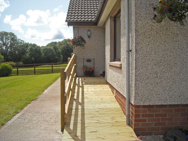 Hardwood Ramp Installation in Jeffersonville